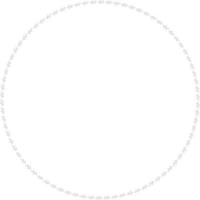 Round frame of black-and white cute horizontal branches. Isolated nature frame on white background for your design. vector