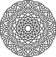 patrón de mandala para elementos decorativos antiguos.