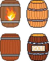 toxic barrel pixel art. Beer barrel Pixel art