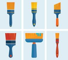 Clean House painter brush Illustration Design And Clip Art, Best Premium brush Template Collection.