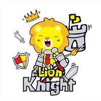 The Lion Knight vector