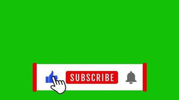 Subscribe and Reminder Button Animation on black channel. animated, background, click, internet, media, online, social, stream, streaming, video, views, youtube video