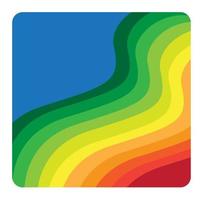 wallpaper rainbow design vector