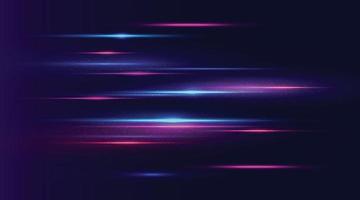 Modern abstract high-speed light effect. Technology futuristic dynamic motion on blue background. Movement pattern for banner or poster design. Vector EPS10.