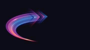 Modern abstract arrows moving at high speed. Colourful dynamic motion. Technology movement pattern for banner or poster design. Vector EPS10.