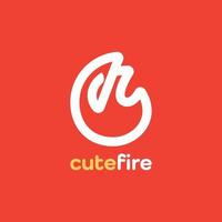 Fire Logo Concept vector