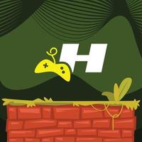 juego alfabeto h logo