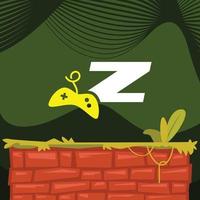 Game Alphabet Z Logo vector