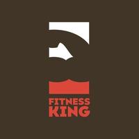 Fitness King Logo vector