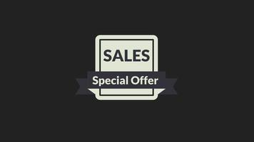Sales special offer 40 off animation motion graphic video. video