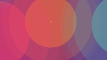 Abstract animated colourful circle Seamless loop motion background video