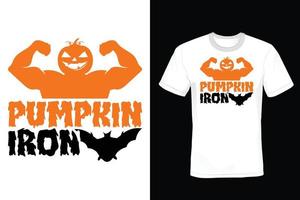 diseño de camiseta de halloween, vintage, tipografía vector