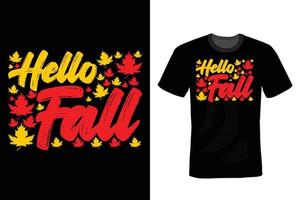 Autumn T shirt design, vintage, typography vector