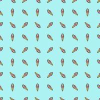 seamless ice cream pattern. vector doodle illustration with ice cream icon. pattern with ice cream