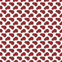 seamless steak pattern. vector doodle illustration with steak icon. pattern with meat
