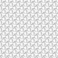 Seamless pattern with apples vector