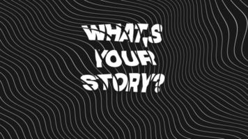 cuál es tu historia sobre fondo abstracto video