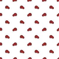 seamless steak pattern. vector doodle illustration with steak icon. pattern with meat