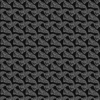 Seamless pizza pattern vector
