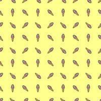 seamless ice cream pattern. vector doodle illustration with ice cream icon. pattern with ice cream