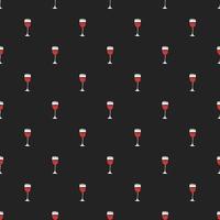 seamless wine pattern. vector doodle illustration with wine icon. pattern with wine