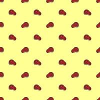 seamless steak pattern. vector doodle illustration with steak icon. pattern with meat