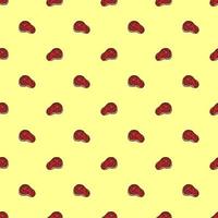 seamless steak pattern. vector doodle illustration with steak icon. pattern with meat