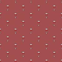 seamless wine pattern. vector doodle illustration with wine icon. pattern with wine