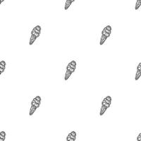 seamless ice cream pattern vector