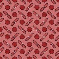 seamless meat pattern vector
