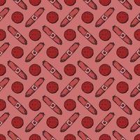 seamless meat pattern vector