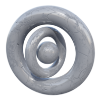 torus abstrakt form 3d illustration png