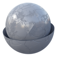 Sphere abstract shape 3d illustration png