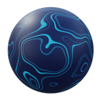 esfera forma geométrica 3d ilustración png