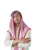 Arab businessman in coffee shop png