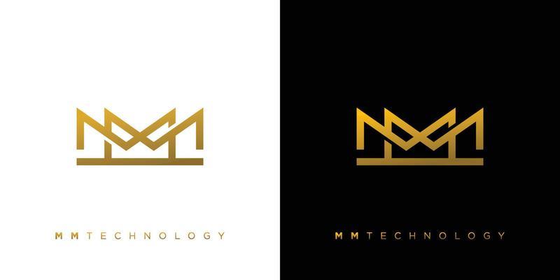 Initial letter MM simple and elegant monogram design template logo 26227920  Vector Art at Vecteezy