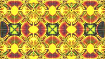 Chroma distort pattern kaleidoscopic fire flame video