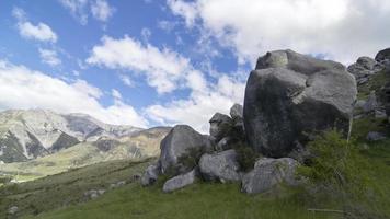 vista panorâmica de timelapse de kura tawhiti video