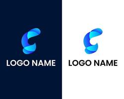 letter c modern logo design template vector