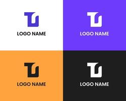 plantilla de diseño de logotipo letra t y r vector