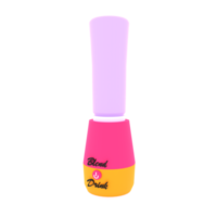 licuadora de mini botella de ilustración 3d png