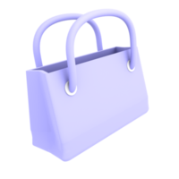 ilustração 3d de sacos de compras de luxo de ícone de comércio eletrônico png