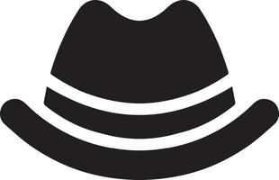 illustration of a hat with a ribbon vector