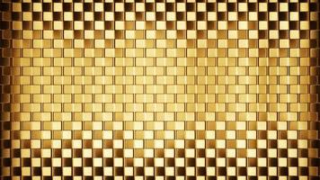 Gold carbon fiber background pattern. 3d rendering photo