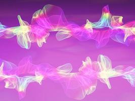 3d render trendy purple net wave and violet gradient background. photo