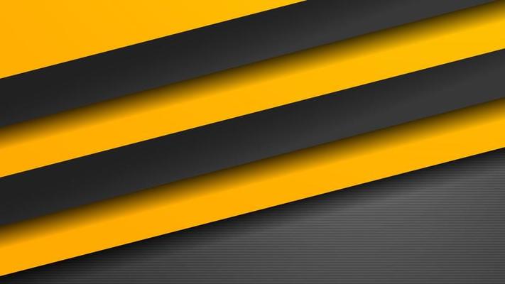 Yellow Black Plate Abstract Background