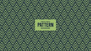 Green Spruce Geometric Shape Seamless Pattern Background vector