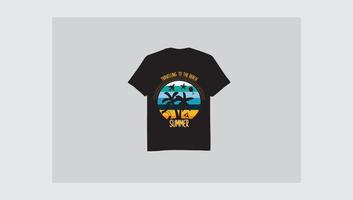 camiseta de verano vector