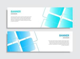 modern banner design set in two colors vector