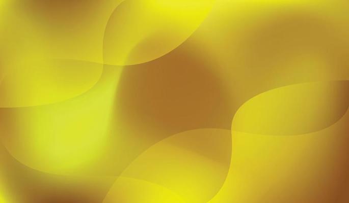 Gold yellow wave abstract background illustration.